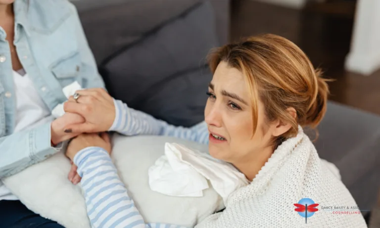 woman suffering from anxious